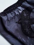 MANTO livings FIGHT SHORTS-grey